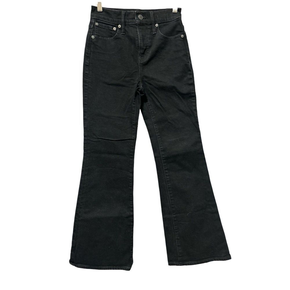 Madewell‎ Jeans 24 P Womens The Perfect Vintage Flare Black Wash Denim